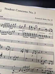 1955 Friedrich Seitz STUDENT CONCERTO No 3 FOR VIOLA with Piano Accompaniment
