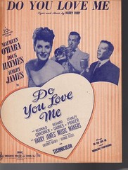 Do You Love Me Sheet Music 1946 Maureen O&rsquo;Hara, Dick Haymes & Harry James