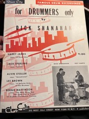 Old Stock For Drummers Only Dick Shanahan Drum Jazz Practice Patterns Book