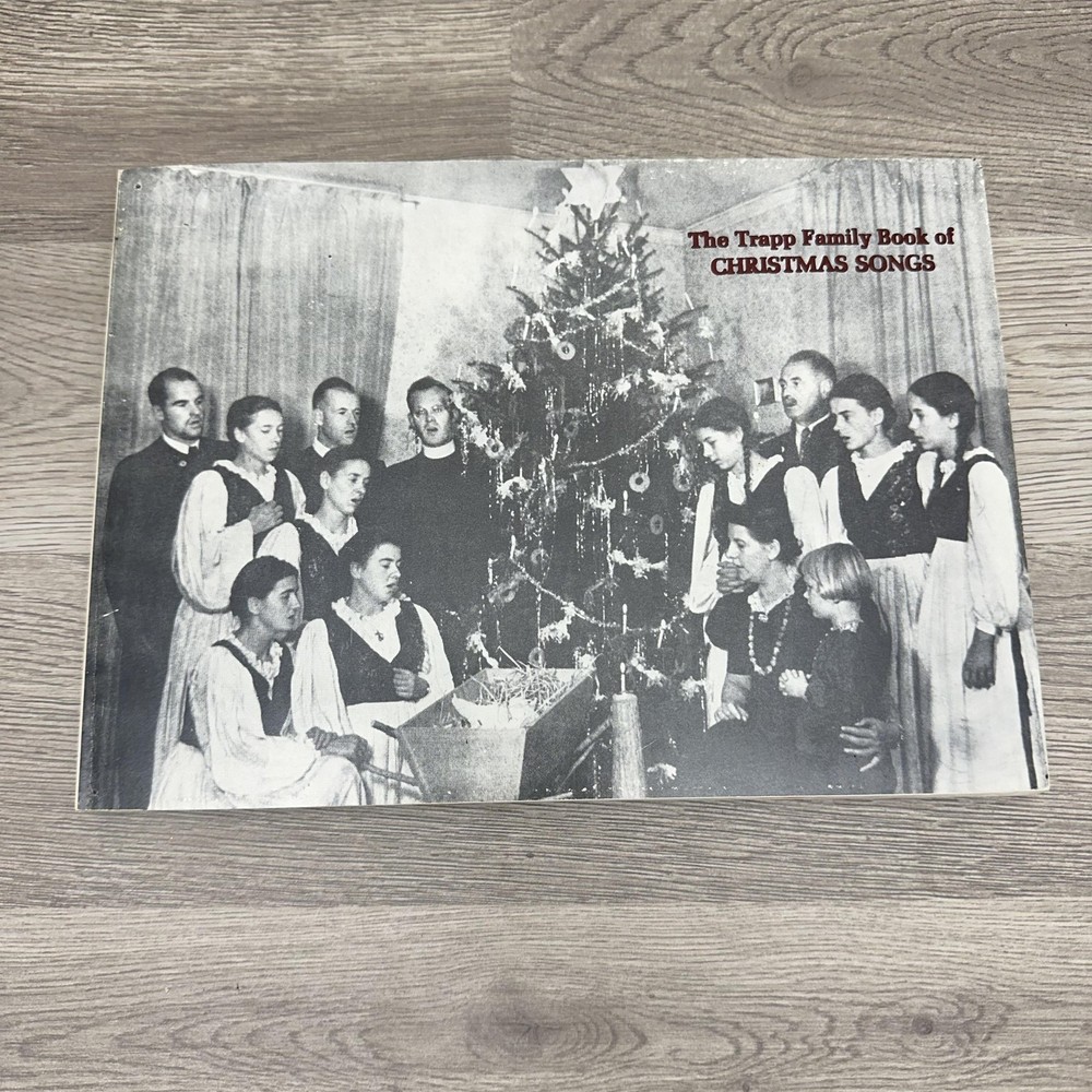 Trapp Family Book Of Christmas Songs Piano Vocal Songbook Holiday USA Vintage
