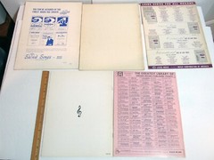 Vtg Lot 10 All Organ Songbooks Hymns Christmas Pop Folk Music Books