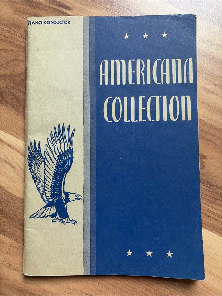 Vintage Sheet Musix Book 1952 AMERICANA COLLECTION for Band & Orchestra