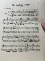 11×14 Undated Musical Revue sheet music from MERRY WIDOW by Franz Lehar
