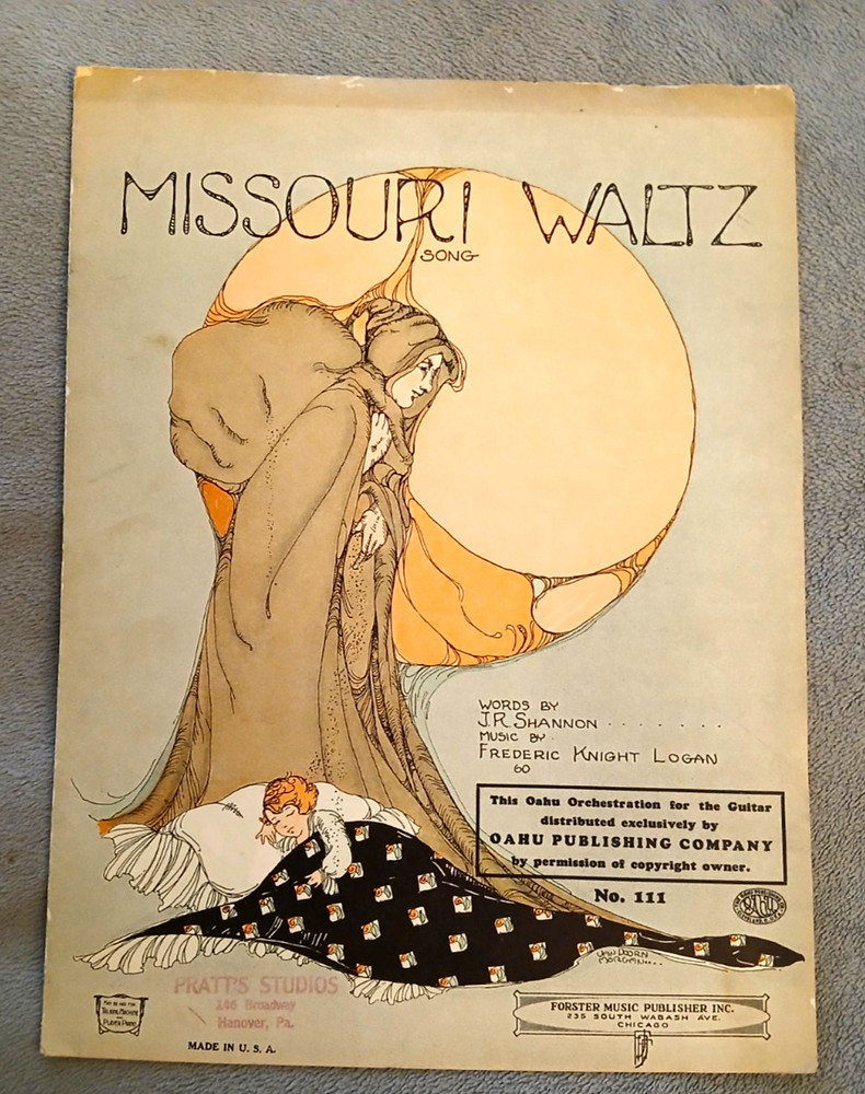 Vintage MISSOURI WALTZ w/&rsquo;Oahu Orchestration&rsquo; for Guitar + Oahu Tone Bars Promo