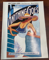 Anything Goes Vocal Selections Revival Edition Songbook 1988 Cole Porter