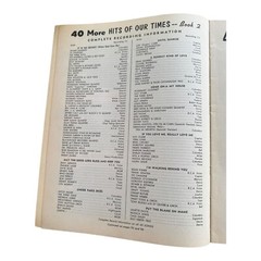 40 More Hits of Our Times 1950s Music Book # 2 Leeds Guitar Piano Ukulele Chords