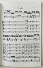 Coronation Mass by Mozart Choral Music Book SATB & Bass Soli Piano G Schirmer