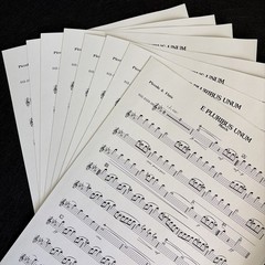 E Pluribus UNUM March Concert Band Sheet Music Complete Scores & Parts Jewell