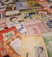 Vintage Early 1940 – 1950s Song Sheet Music lot of 30 Old Standards Show Tunes