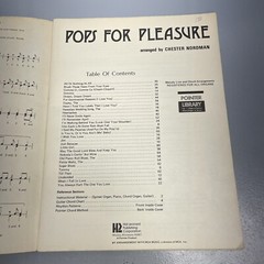 Pops for Pleasure Hal Leonard Sheet Music Book Pointer Library All Organ Norman