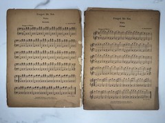 1909 Easy Duets In Easy Keys Piano Music Book G Martaine Illustrated Cover Folio