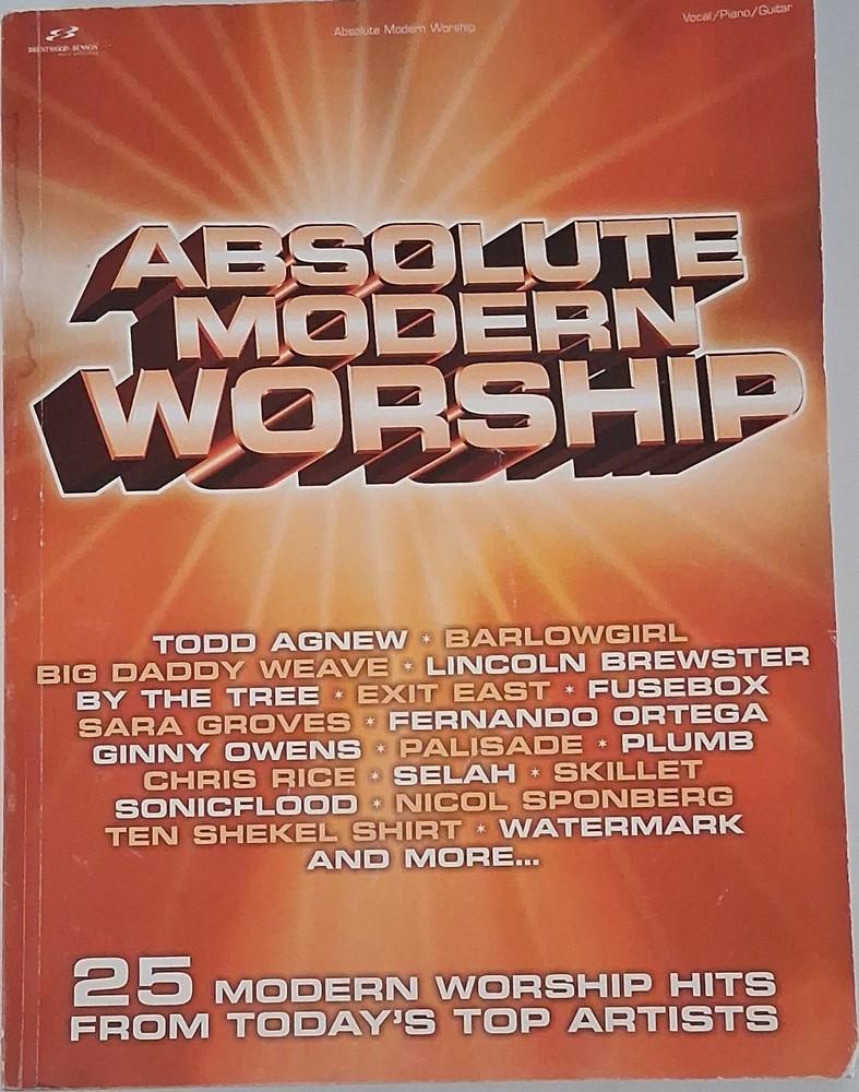 Brentwood-Benson Modern Worship Sheet Music Song Book Piano Guitar Vocal