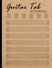 Guitar Tab Notebook Blank Guitar Tablature Book For Music Composition And Son…
