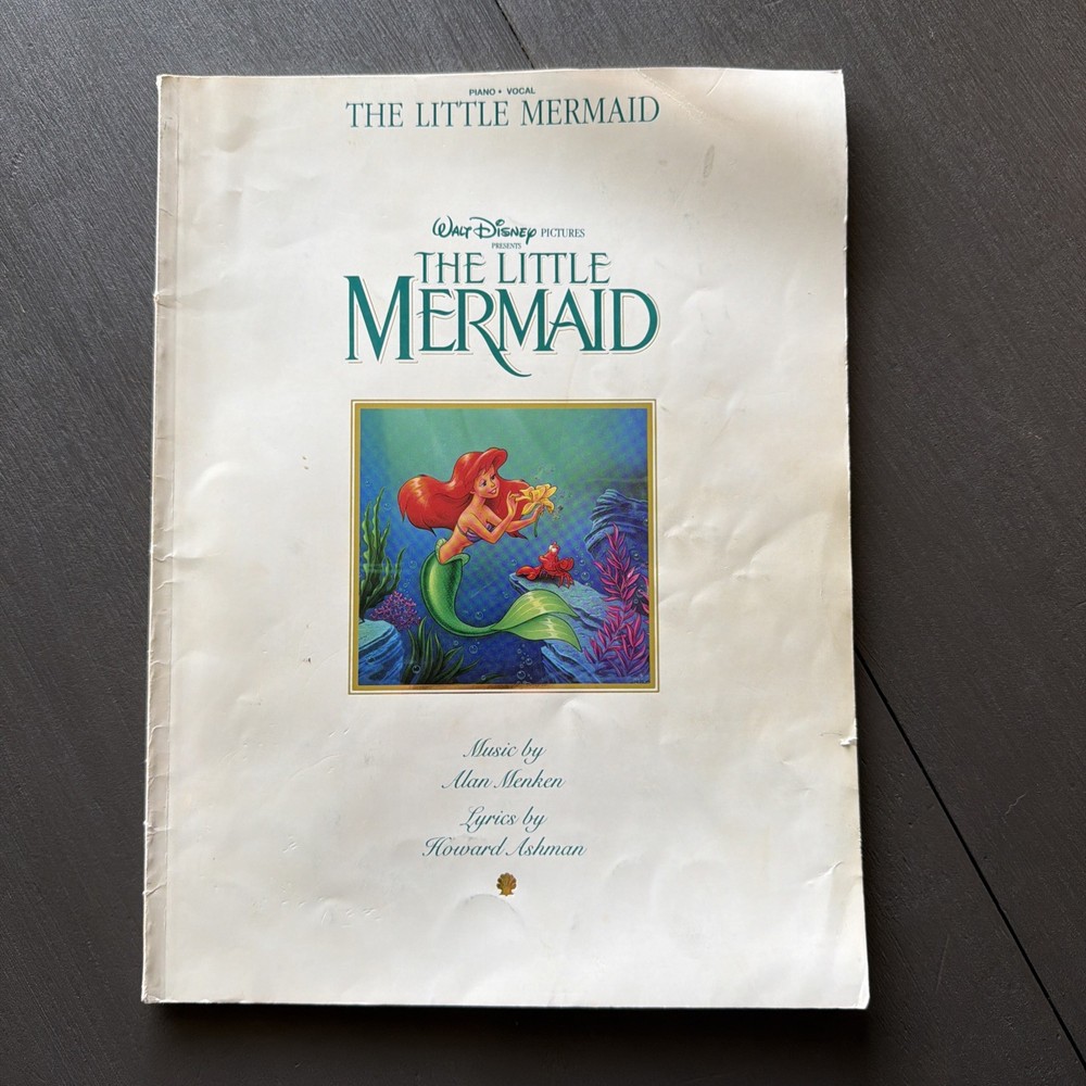 The Walt Disney Company, The Little Mermaid, Piano Vocal/Sheet Music 1990