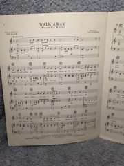 MATT MONRO Sheet Music WALK AWAY Keys Publ. 60&rsquo;s EASY LISTENING Vocal POP