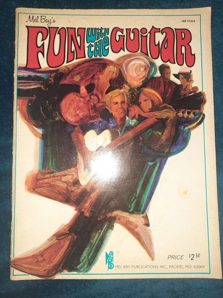 Vintage Mel Bay&rsquo;s Fun with the Guitar – 1958 Instruction Book with 22 Songs