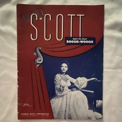 Hazel Scott Easy-To-Play Boogie-Woogie Piano Sheet Music Robbins Music Corp 1946