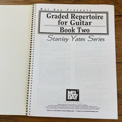 Graded Repertoire for Classical Guitar Book Two Stanley Yates Series Mel Bay