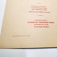 Lot of 3 Vintage SINGSPIRATION High and Low Voice Books 1940s 1960s Sheet Music