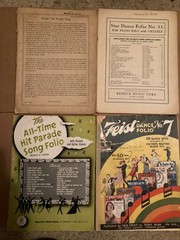 Lot of 17 Vintage Sheet Music Songbooks. All include Ukulele Accompaniment Plus