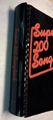 SUPER 200 SONGBOOK 1981 VINTAGE MUSIC LYRICS, GUITAR PIANO CHORDS, POP ROCK HITS