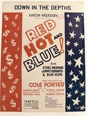 Cole Porter RED HOT AND BLUE 1936 Broadway Sheet Music Lot 5 Merman Hope Durant