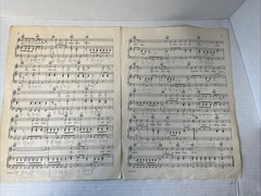 Vintage 1963 I Want To Hold Your Hand BEATLES SHEET MUSIC Duchess Guitar Piano