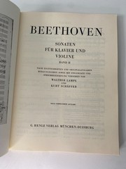 Beethoven Piano Violin Sonatas Bands (Vol) I & II Urtext Sheet Music Books NEW