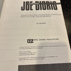 Joe Diorio: Fusion Guitar Straightahead, And Contemporary Guitar Solo Based