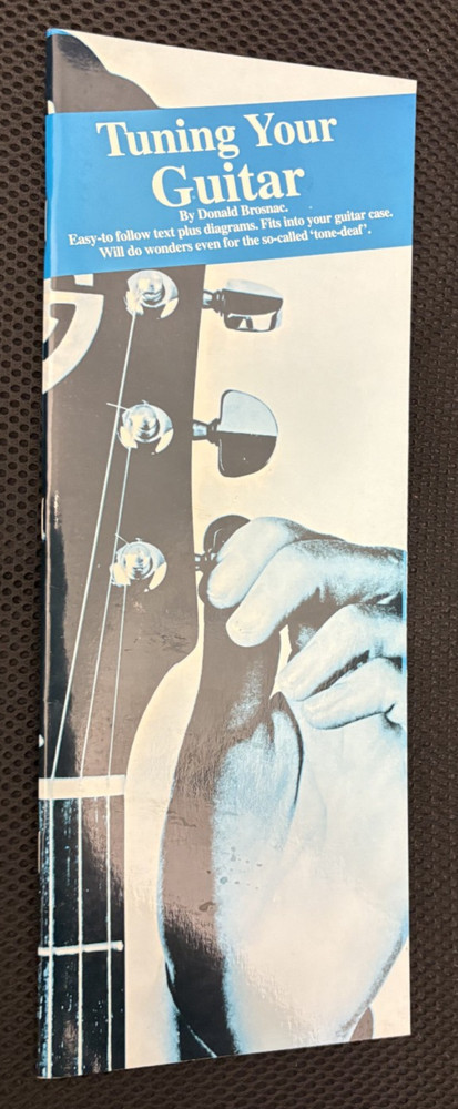 Donald Bronsac – Tuning Your Guitar – 1979 Amsco Paperback Guide Book