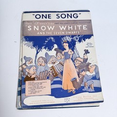 Lot Of 6 Walt Disney Movie 1937 Sheet Music Snow White Irving Berlin Great