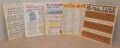 4 Vintage Pop/Rock Songbooks + 1 Sheet Music Magazine (1991)