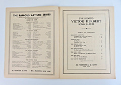 Victor Herbert Song Album Book II 1938 M. Witmark & Sons