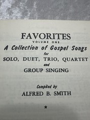 Favorites Volume 1 Gospel Songs Solos Duets Trios Singspirations Alfred B Smith