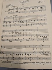Valencia A Song of Spain Sheet Music J Padilla Great Temptations 1925 P/U/V T53