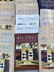 Lot ALL FOR STRINGS BOOKS Bulk For Orchestra + A Few Extra Books Of Sheet Music