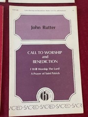 6 Piano Organ Works 4 church choir & 2 Books Sanctus Rutter Faure Christmas LOT