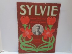 « Sylvie » 1904 Sheet Music. Ben Pierce Pictured on Cover. Voice with Piano Accomp