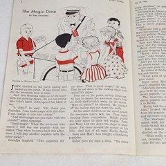 1956 Story World Sheet Music A Mealtime Prayer & Child&rsquo;s Story by M. McCaw