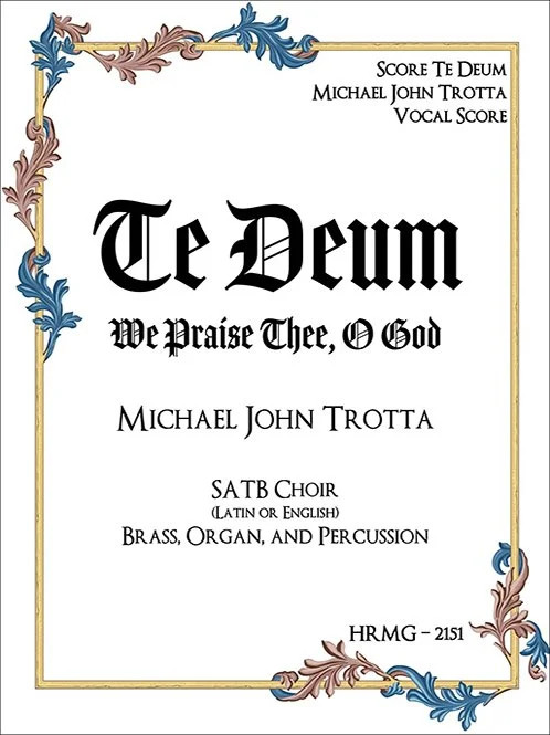 Te Deum Organ, Brass, Percussion Score