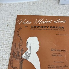 Vintage Victor Herbert Album for Lowrey Organ M Witmark & Sons 1958