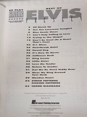 Best of Elvis Presley E-Z Play Guitar Tab Easy Sheet Music Lyrics 18 Songs Book