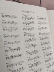 Antonio Cano 35 Etudes Rare Classical Guitar Rare Book,Zen On Publication Jap