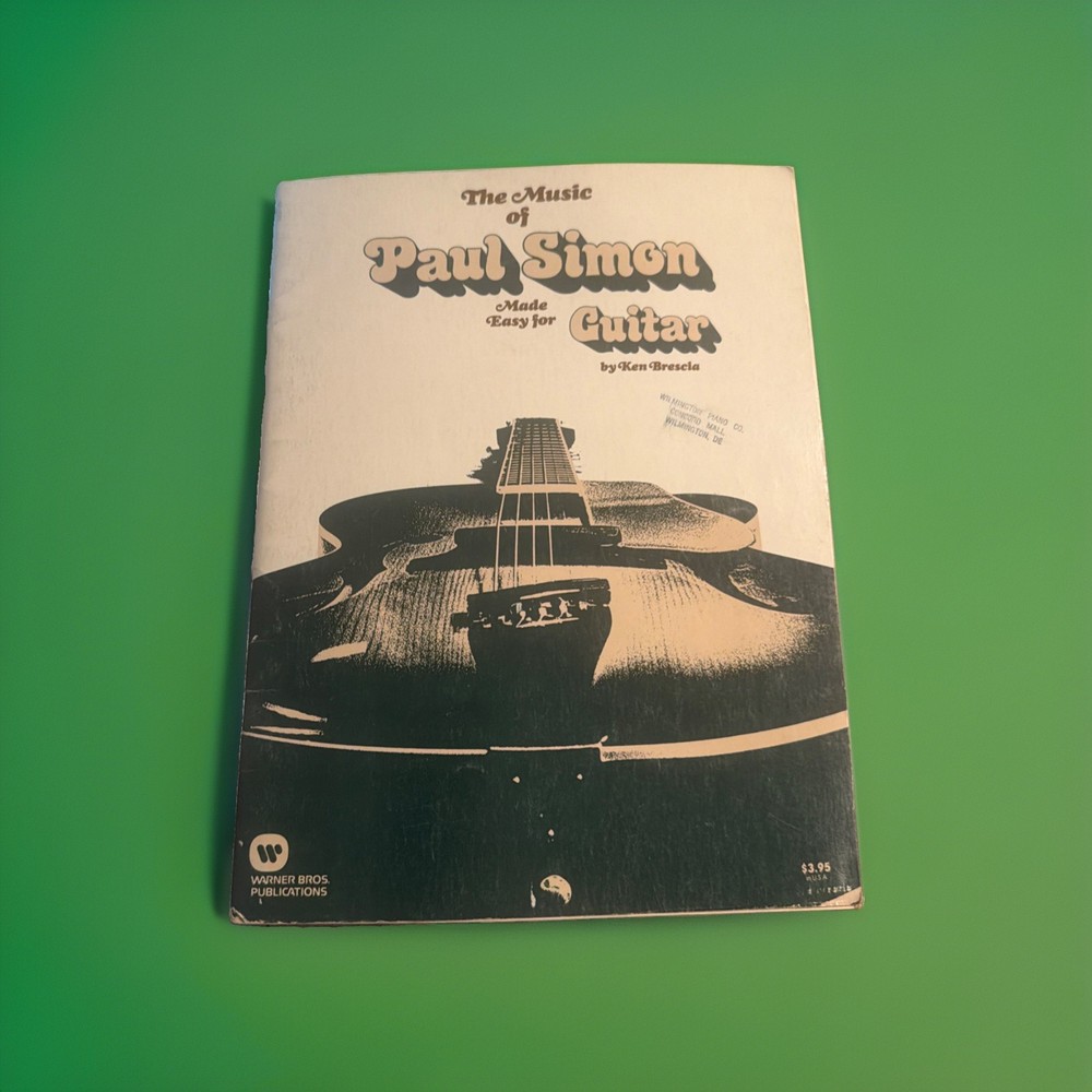 Paul Simon Songbook Music Of Made Easy For Guitar Very Good Condition