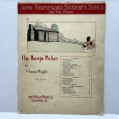 1936 The Banjo Picker N Louise Wright Willis Music Co Vintage Sheet Music