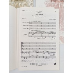 Frostiana Five Country Songs Robert Frost Randall Thompson Choral Music Sheet