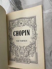 3 Music Books Chopin VTG Zen-On Nocturnes Preludes Rondos Valses Waltzes