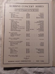 Robbins Royal Edition – « Vilia » 1933 VTG Sheet Music, Howard Johnson Franz Lehar