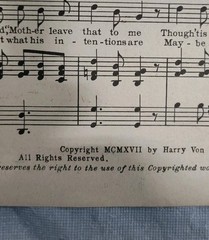 1917 SAYS I TO MYSELF Sheet Music IRISH SONG Airplane Flying MORAN & VON TILZER