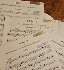 Brahms Klavier Trio- Opus 114- Edition Peters #3899è